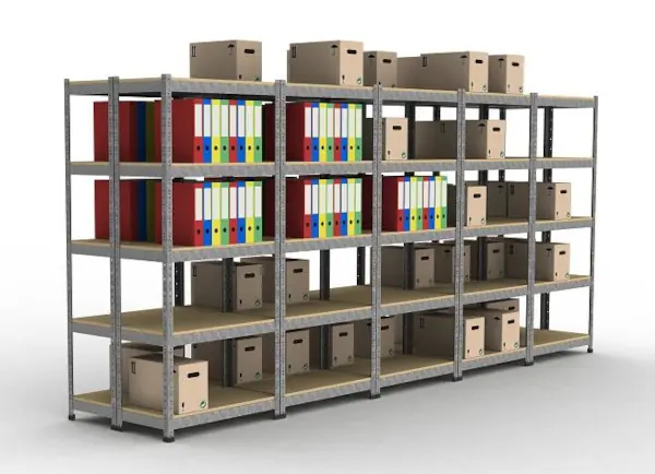 Архивный металлический стелаж